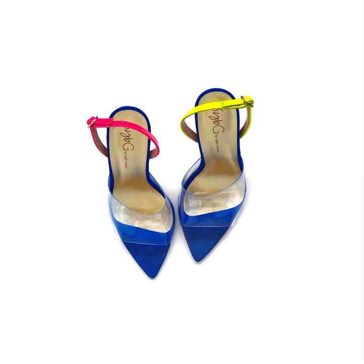SybG Co The Perfect Match PVC Multicolor Heels