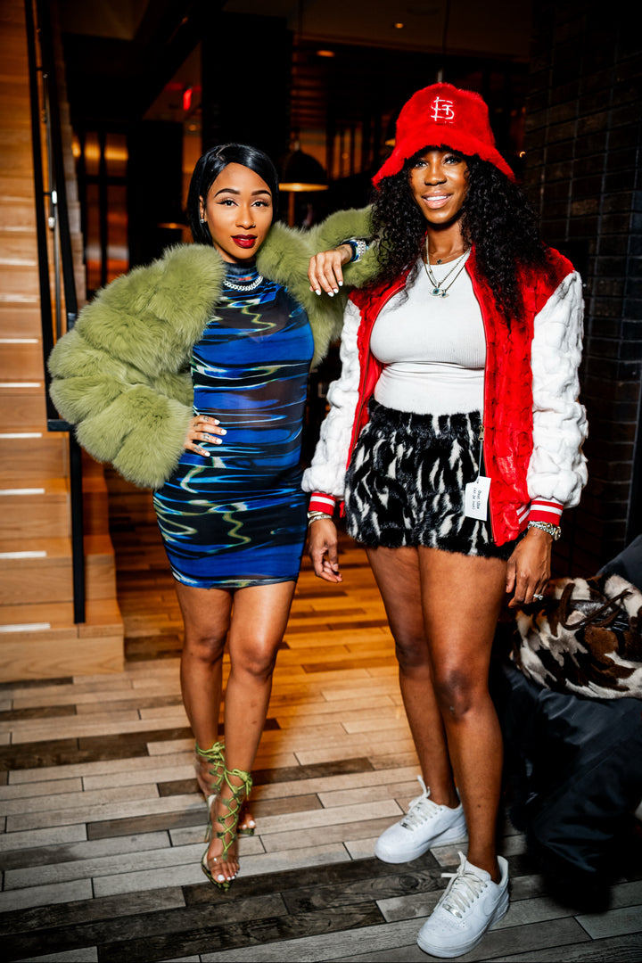 FGM Bespoke Neon Green Kiki Cropped Coat