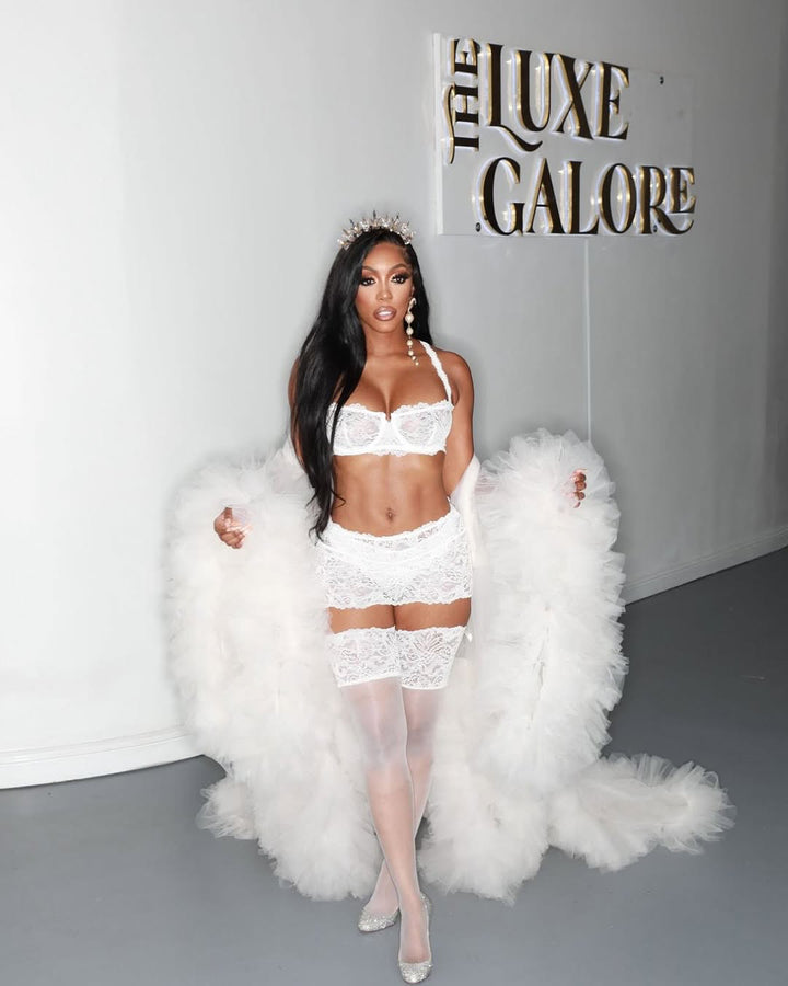 Oyemwen White Tulle Robe (as worn by Porsha)