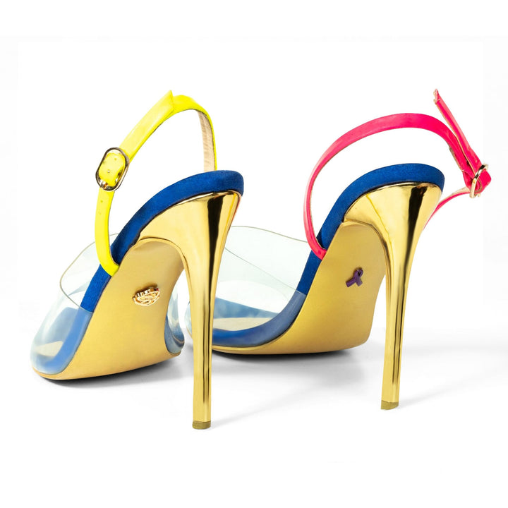 SybG Co The Perfect Match PVC Multicolor Heels