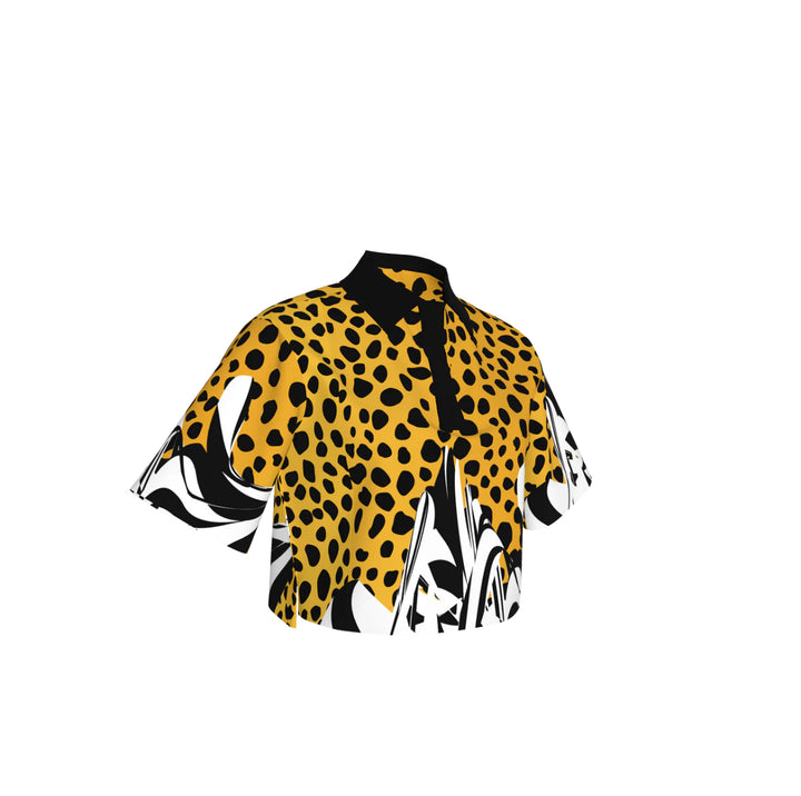 BruceGlen Cheetah Scramble Rugby Polo (As Worn by Tabitha Brown)