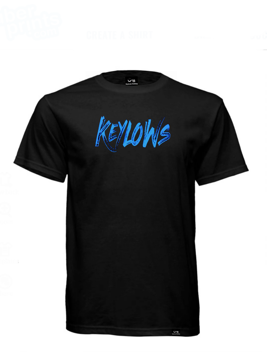 Keylows Painted Black & Blue