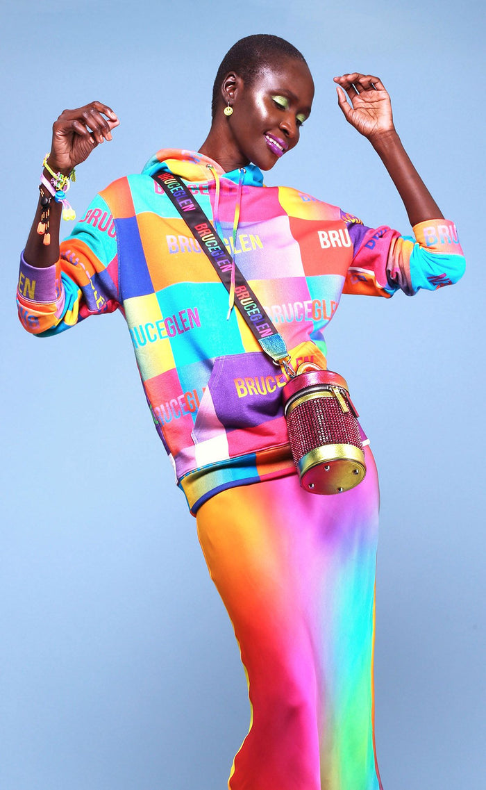 BruceGlen Happy Logo Blocks Unisex Hoodie