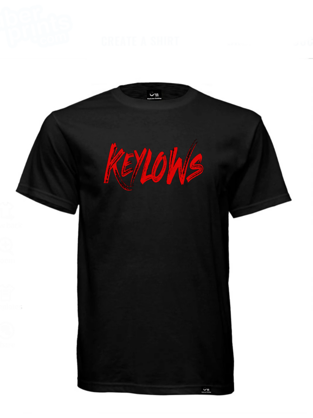 Keylows Painted Black & Red