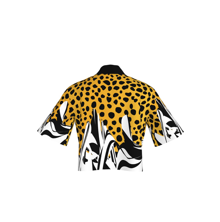 BruceGlen Cheetah Scramble Rugby Polo (As Worn by Tabitha Brown)