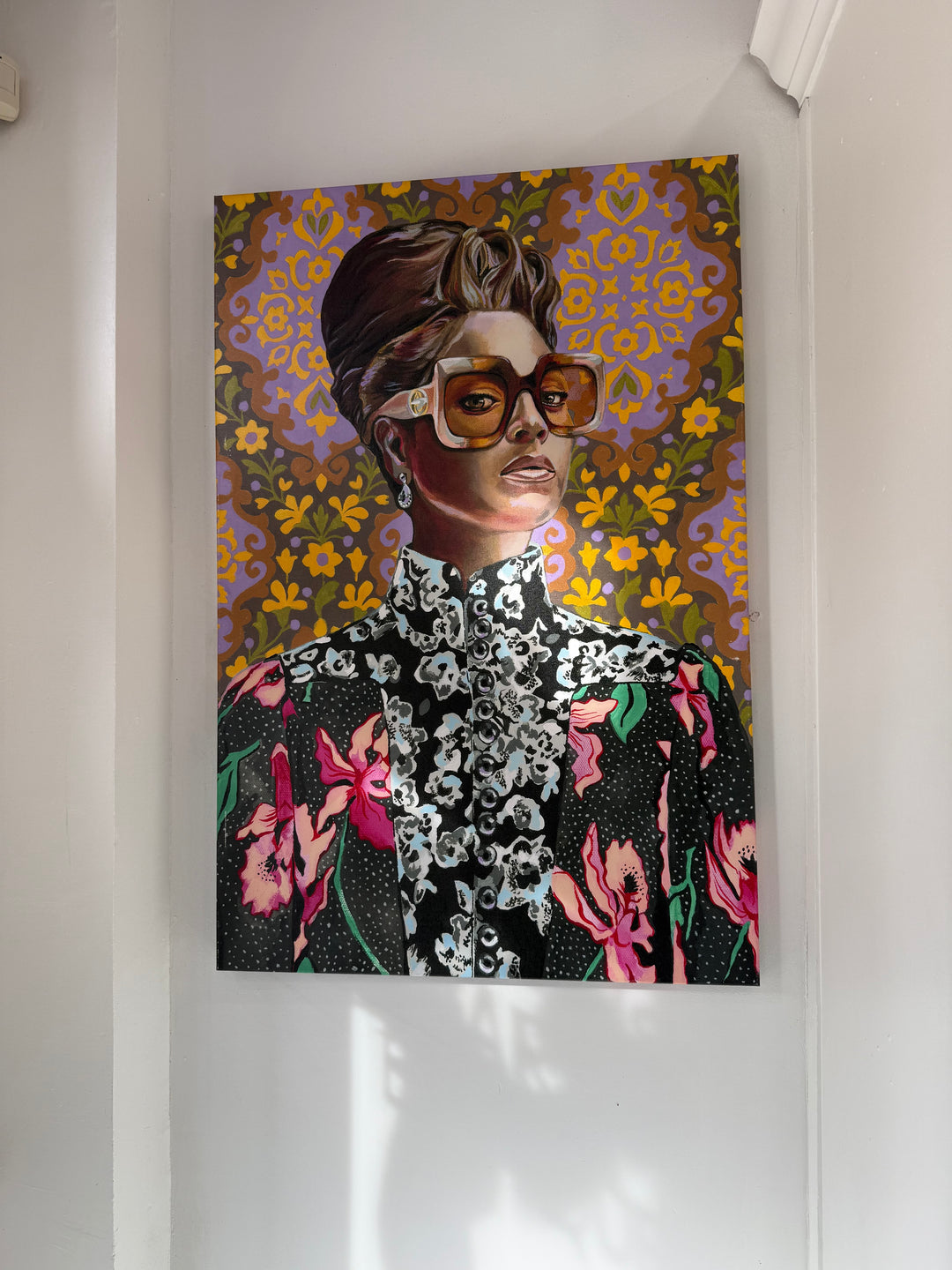 Fashion Icon Painting (Featuring Artwork Inspired by Beyonce, Michelle and Barack Obama)