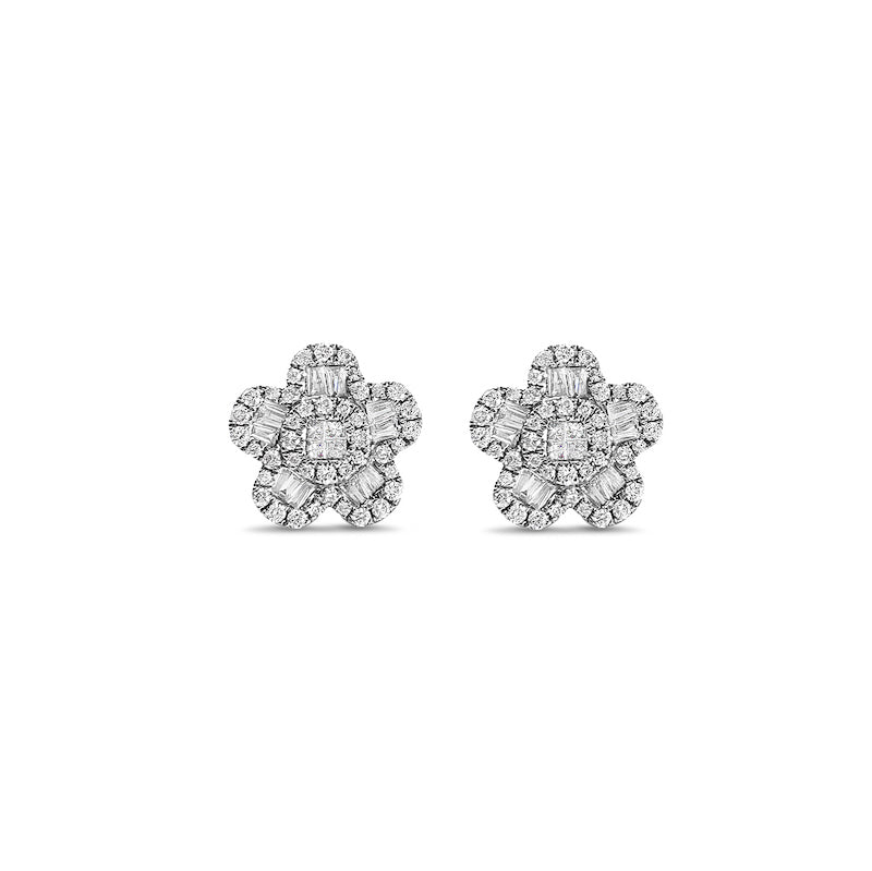 Flowering Power Diamond Earring