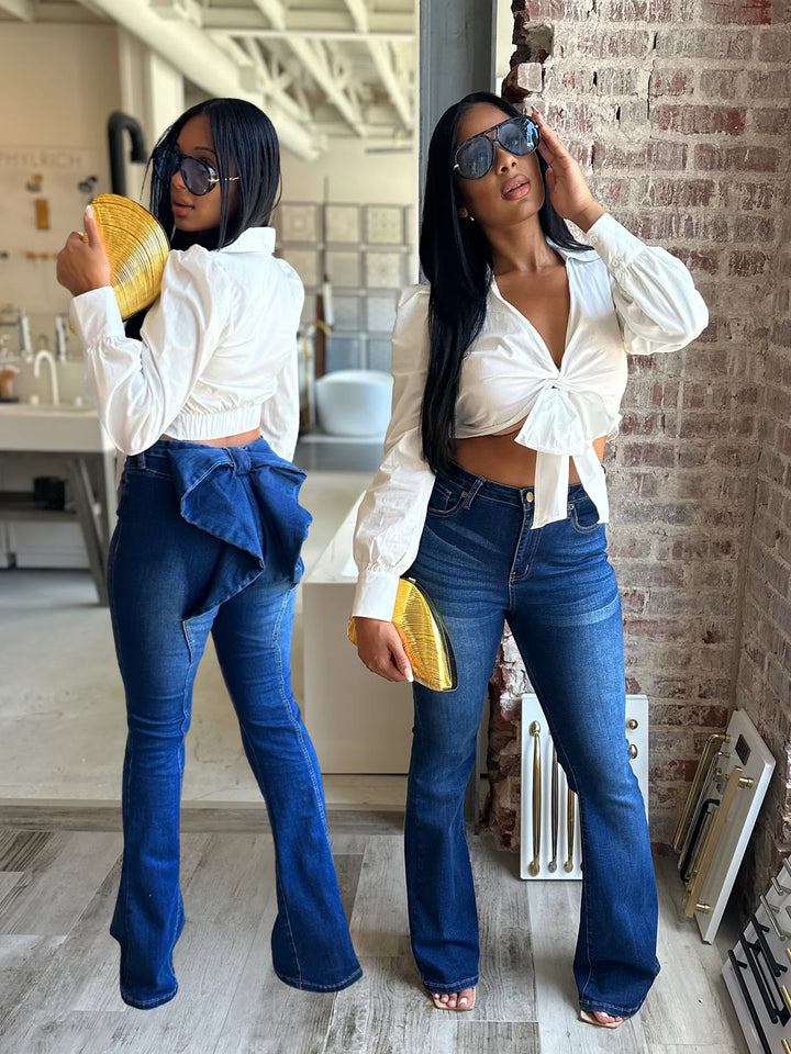 Meow and Barks Bow Blouse