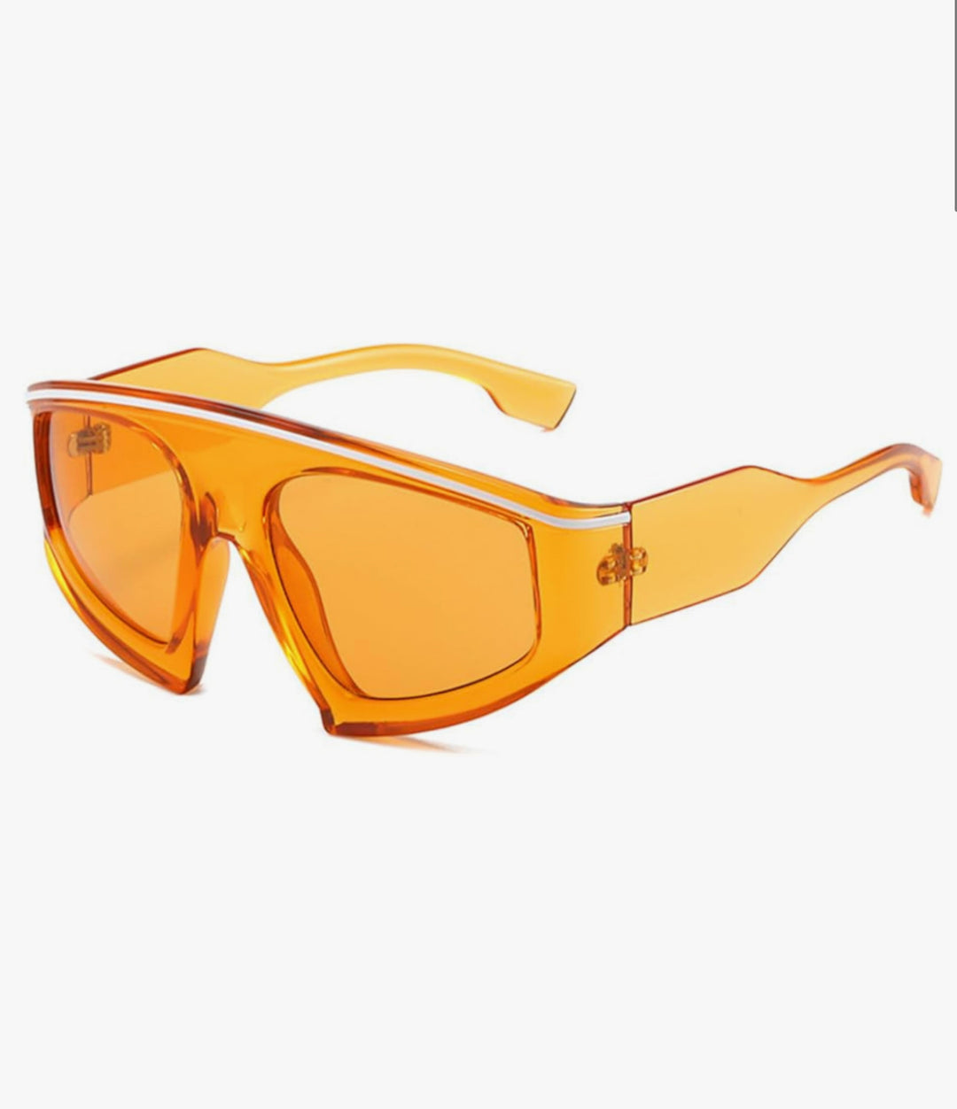 Keylows Orange Shield Sunglasses (as worn by Rita Ora)