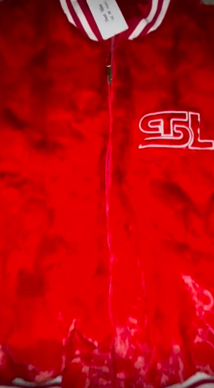 FGM Bespoke STL 314 Red Bomber Jacket