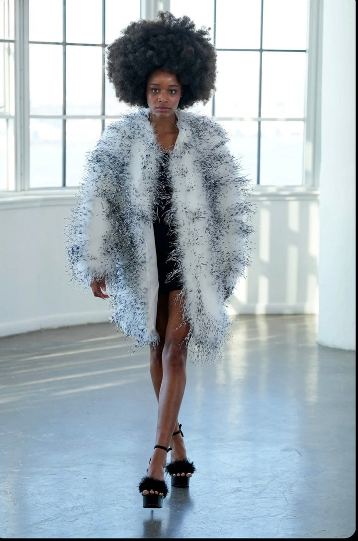 FGM Bespoke Ostrich Stroller Coat (as Worn by Beyonce)