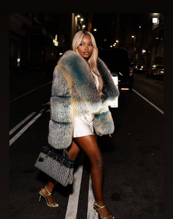 FGM Bespoke Blue Chelley Coat