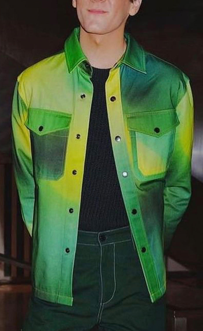 BruceGlen Green Acid Gradient Unisex Jacket