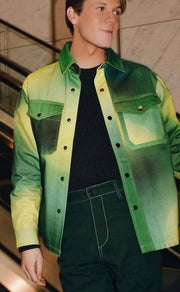 BruceGlen Green Acid Gradient Unisex Jacket