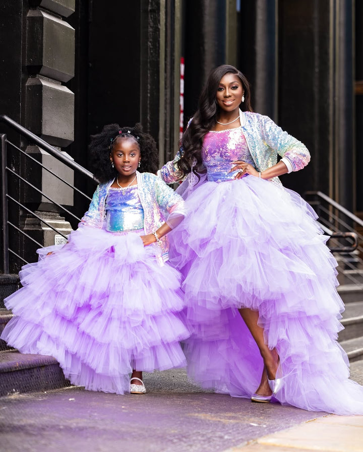 Oyemwen Mother and Daughter Tulle Tutu Skirt Set