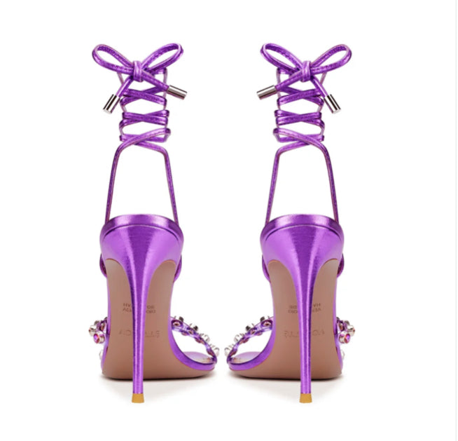 VOYETTÉ purple Marvelous sandals