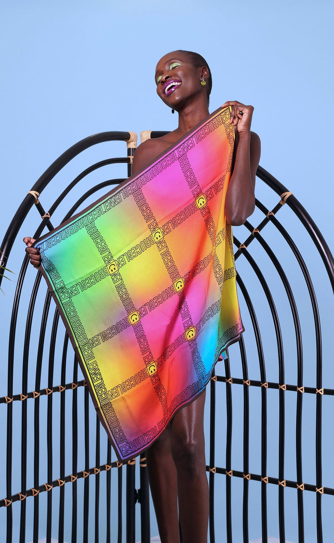 BruceGlen Smile Silk Scarf