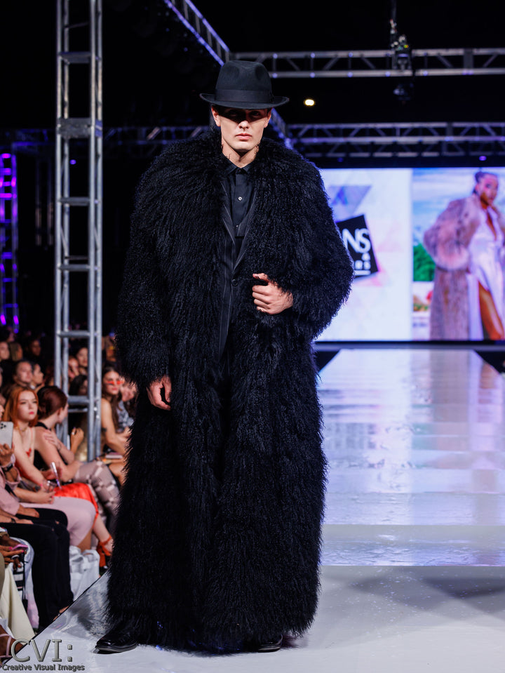 FGM Bespoke Full length Floor Sweeping Fluffy Mongolian Coat (Multiple Colors Available)