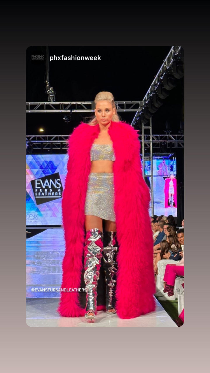 FGM Bespoke Full length Floor Sweeping Fluffy Mongolian Coat (Multiple Colors Available)
