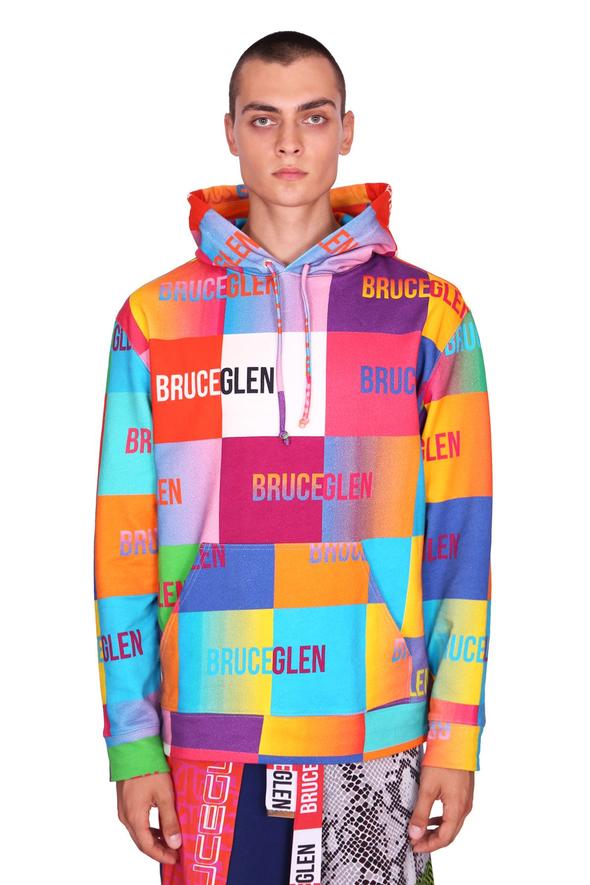 BruceGlen Happy Logo Blocks Unisex Hoodie