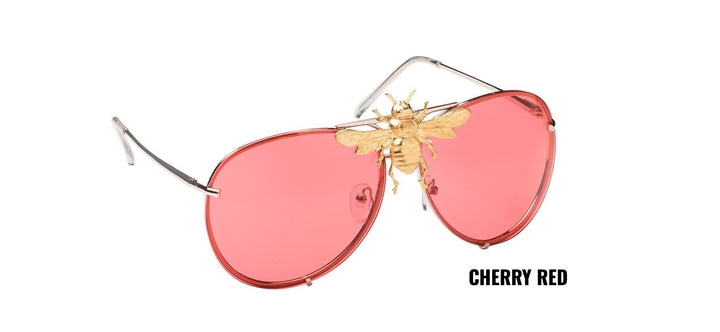 Nroda I'll Be Rich Forever Bee Aviator Sunglasses as Worn by Rick Ross and Snoop Dogg