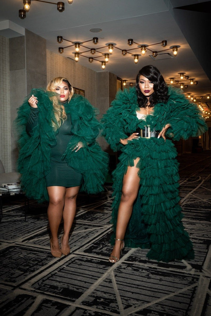 Oyemwen Green Tulle Jacket