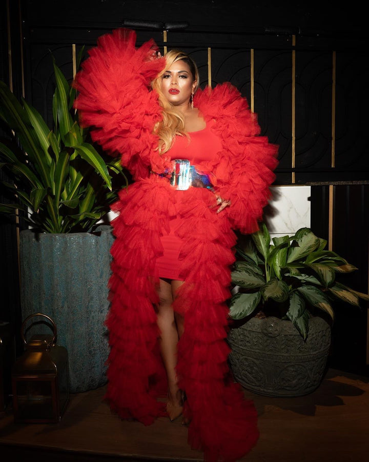 Oyemwen Red Tulle Jacket