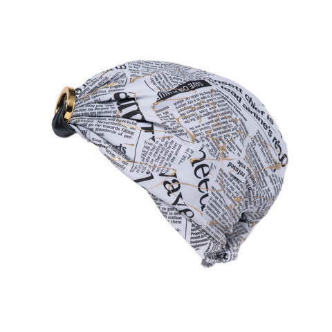 Newspaper Print Turban