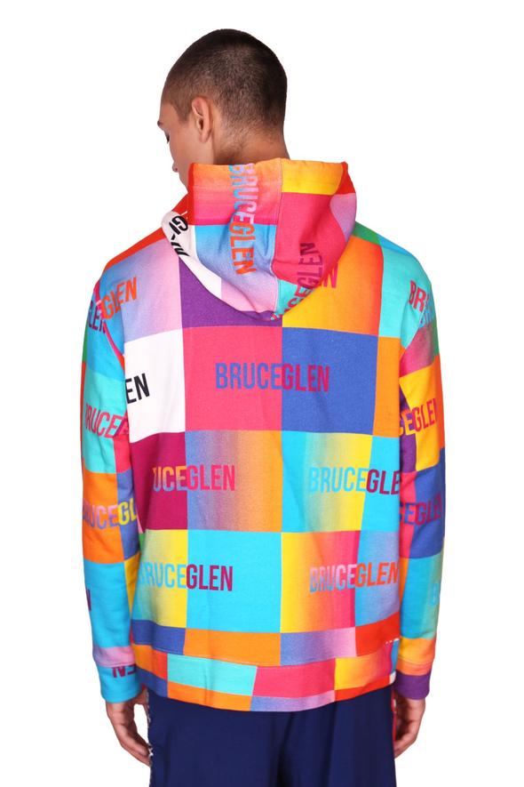 BruceGlen Happy Logo Blocks Unisex Hoodie