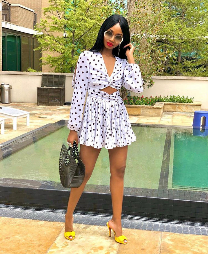 Madam Mystique Polka Dot Darcey Romper