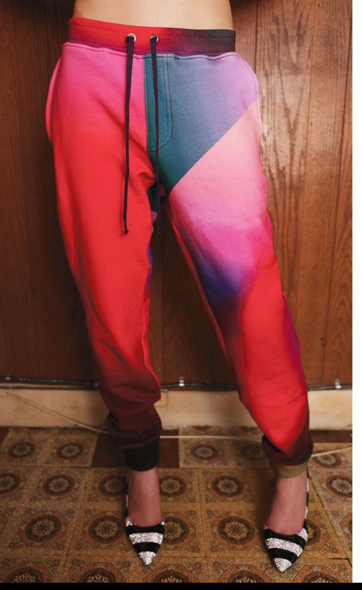 BruceGlen Sauce Red Ombré Joggers
