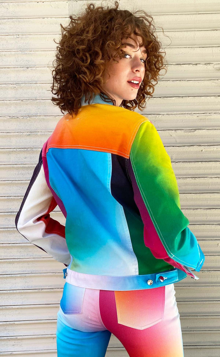 BruceGlen Gradient Denim Jacket
