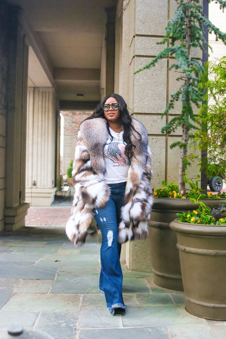 Madam Mystique Ama Flared Denim Jeans