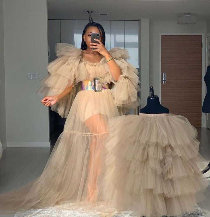 Oyemwen Mother and Daughter Tulle Tutu Dress Set