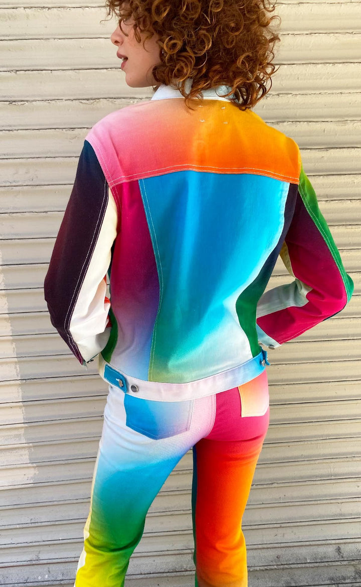 BruceGlen Gradient Denim Jacket