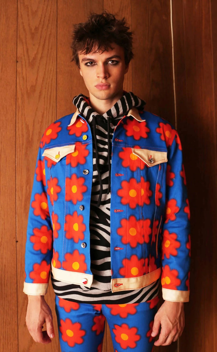 BruceGlen Poppy Jean Jacket (Unisex)