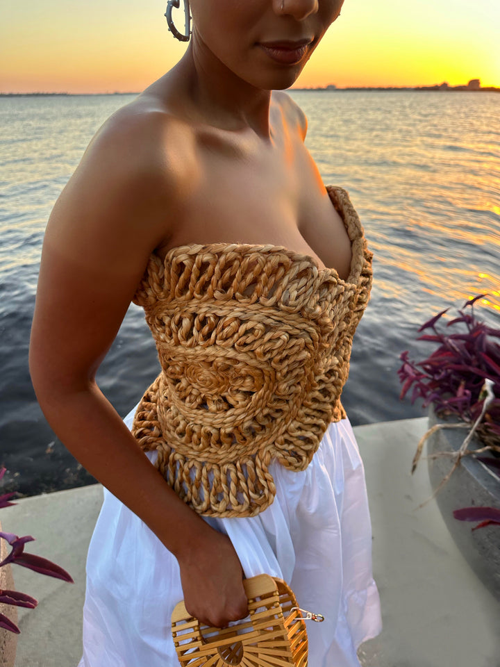 Meow and Barks Lola Straw Corset