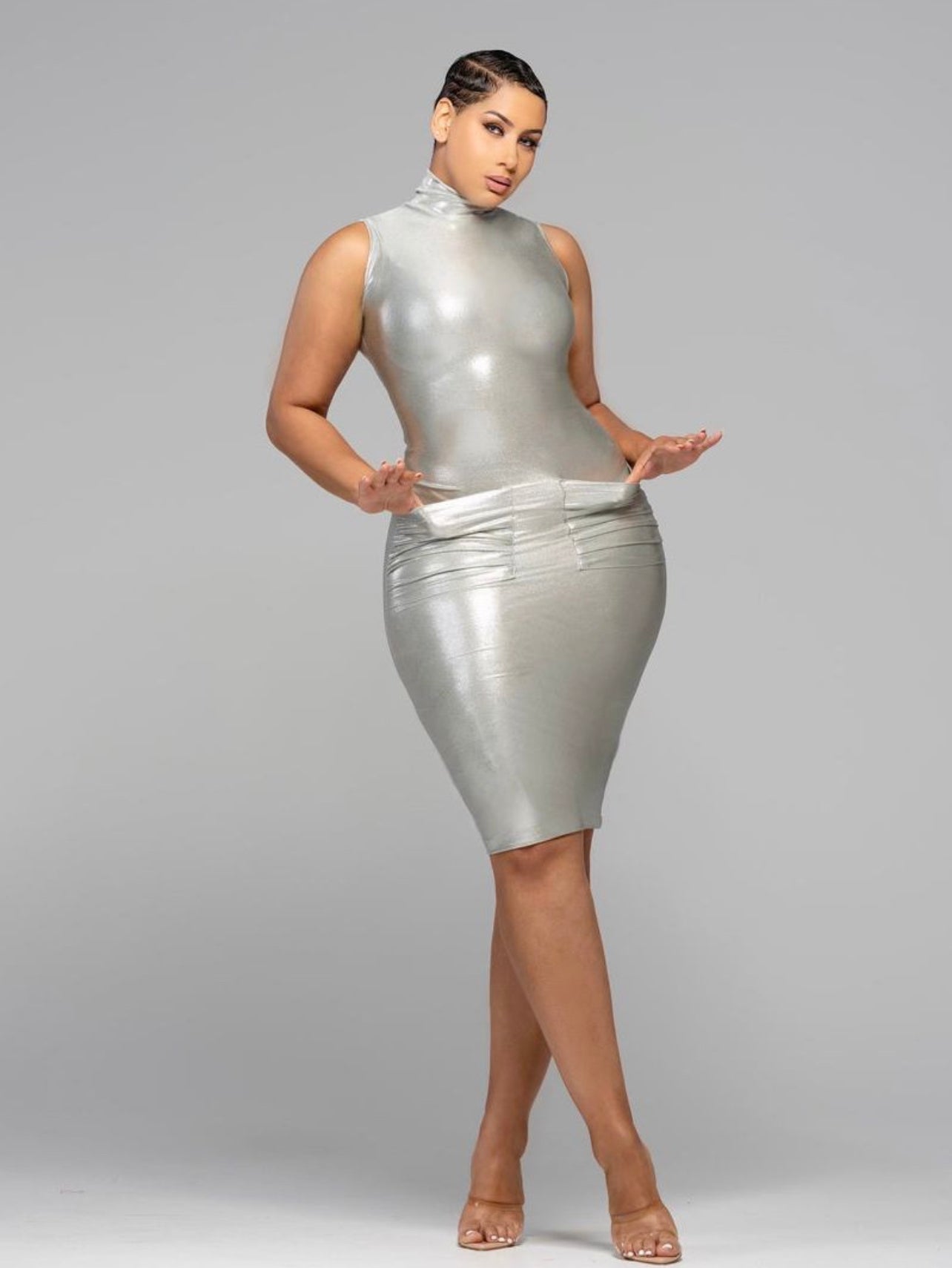 Liquid sales bodycon dress