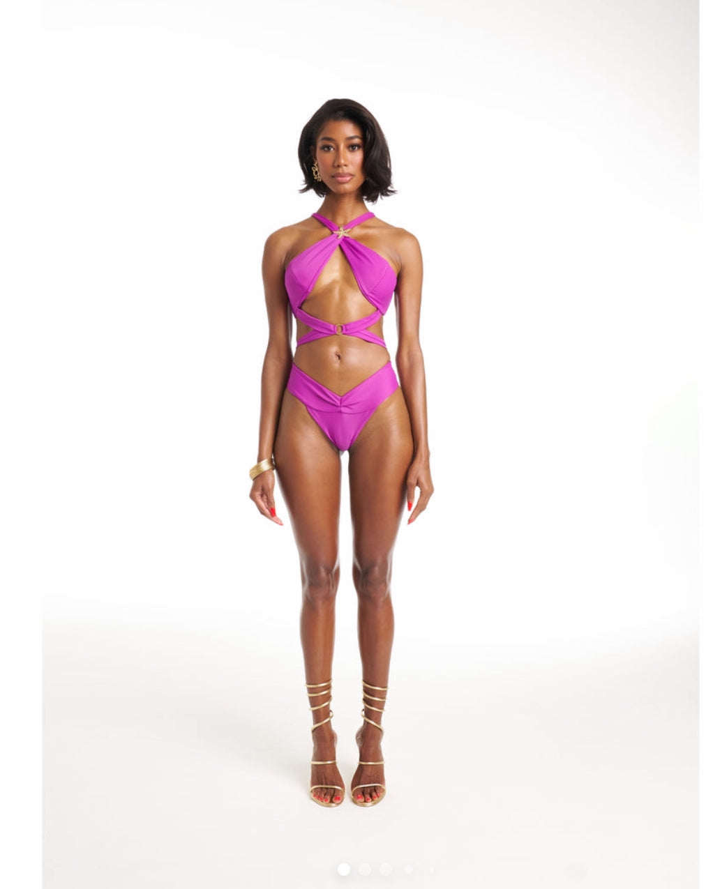 G Saints Purple Star Swimsuit m