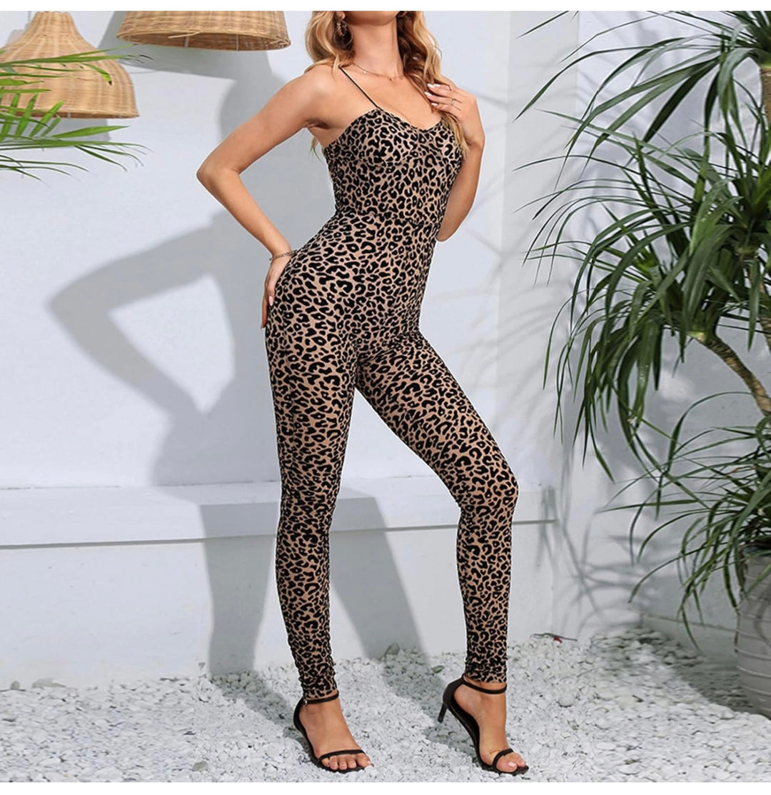 Keylows Leopard Bodycon Catsuit