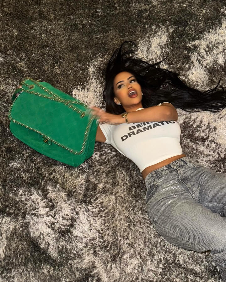 I Love Being Dramatic women’s cropped t-shit
