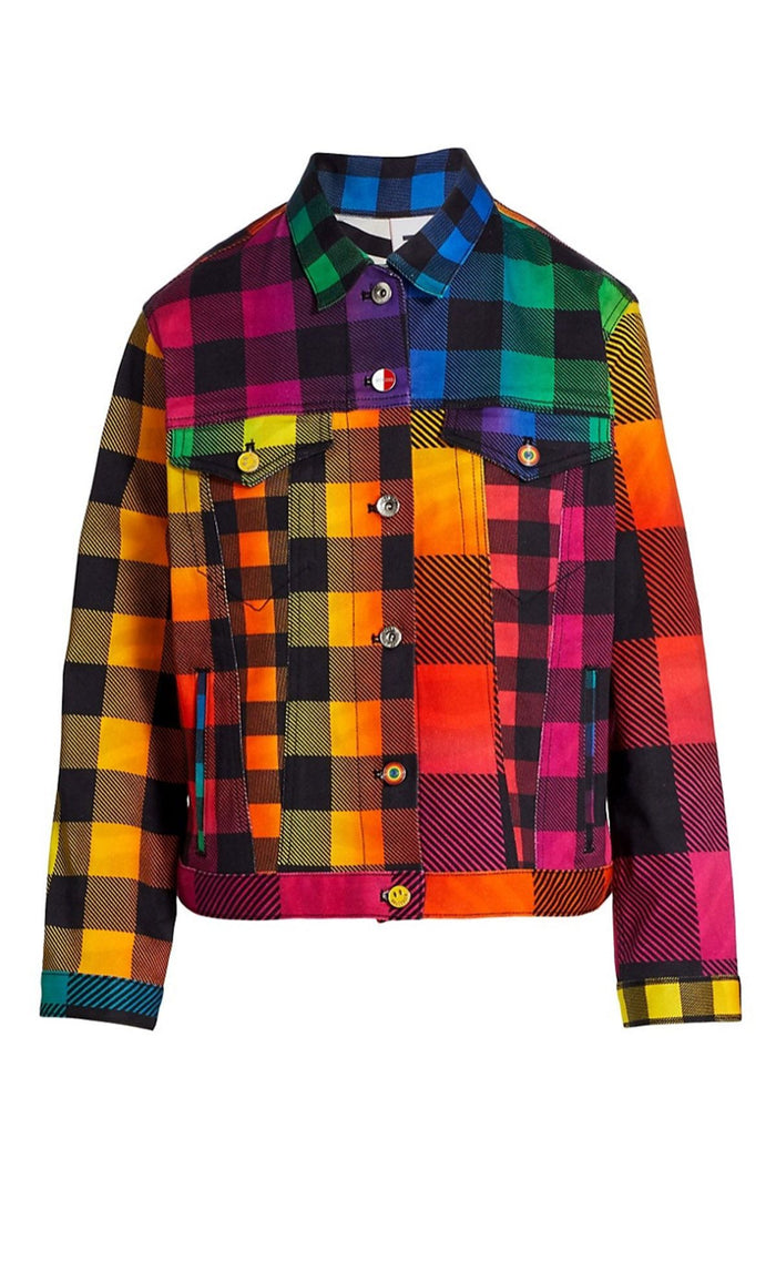 Rainbow Gingham Jacket