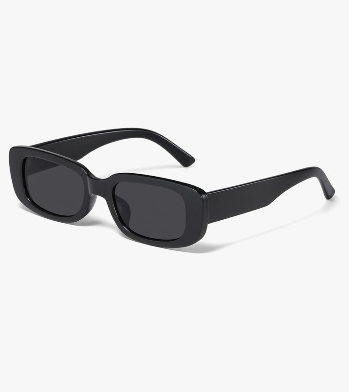 Claire So Chic Black Oval Sunglasses