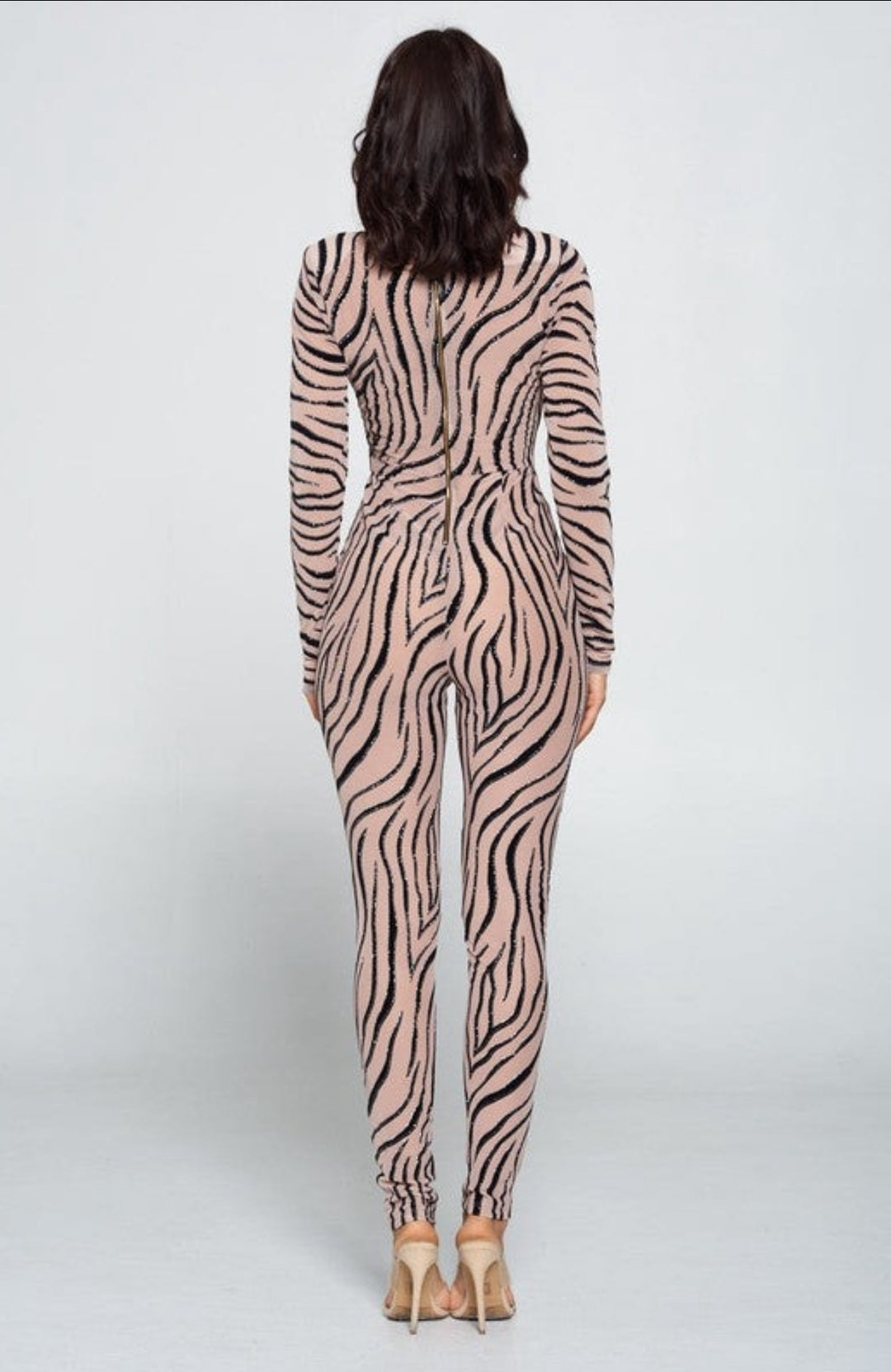 Asuso Couture Tiger Print Catsuit