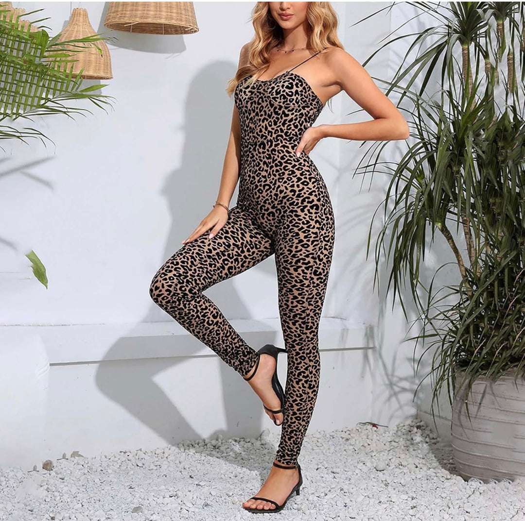 Keylows Leopard Bodycon Catsuit