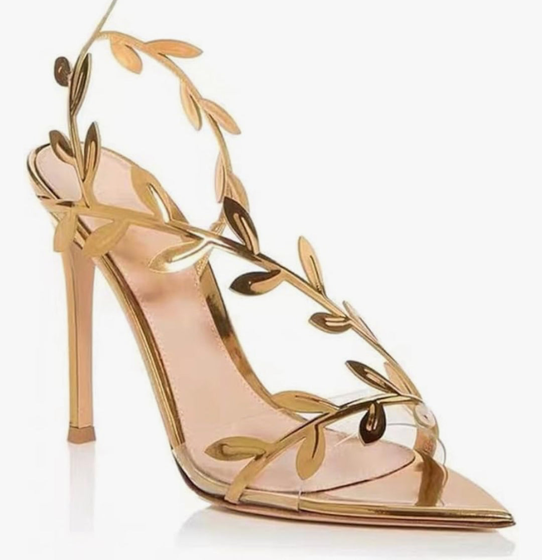 Keylows Garden of Eden Gold Sandals