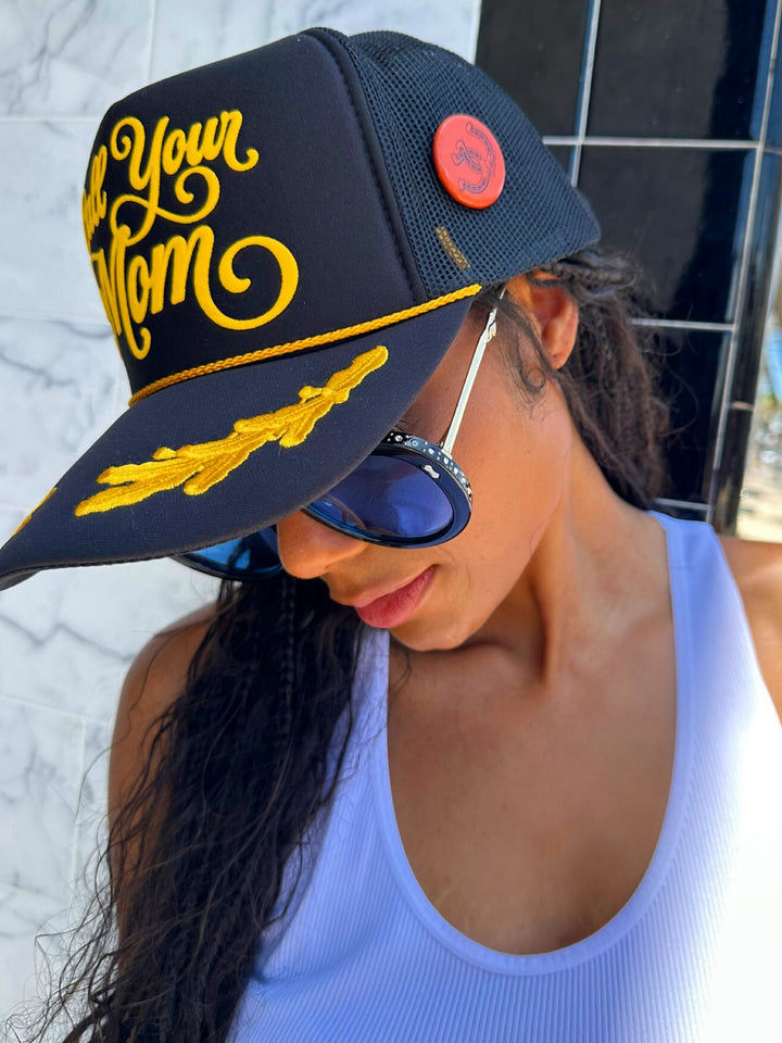 Meow and Barks Boutique Call Your Mom Hat