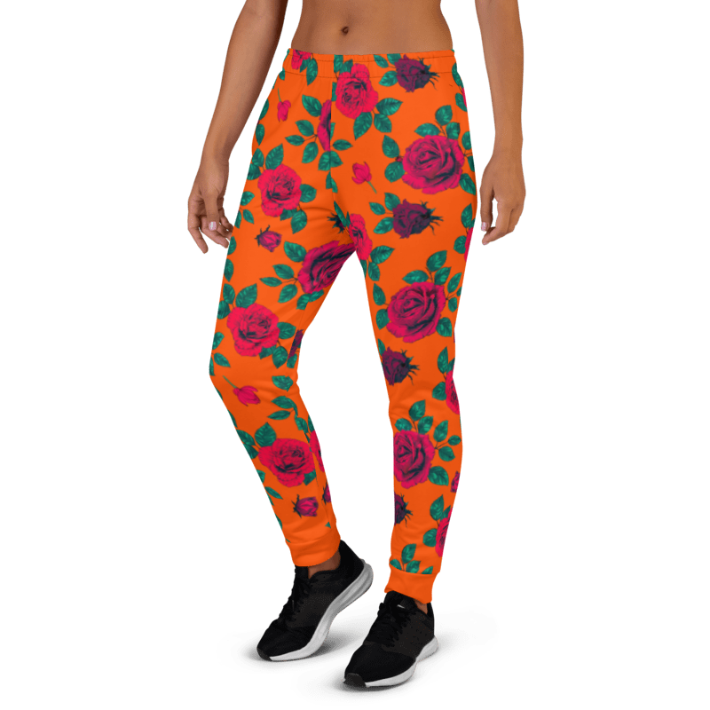 FAYAH ATHLETICS TALI Orange floral 2 Piece Set