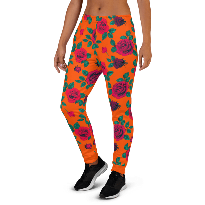 FAYAH ATHLETICS TALI Orange floral 2 Piece Set