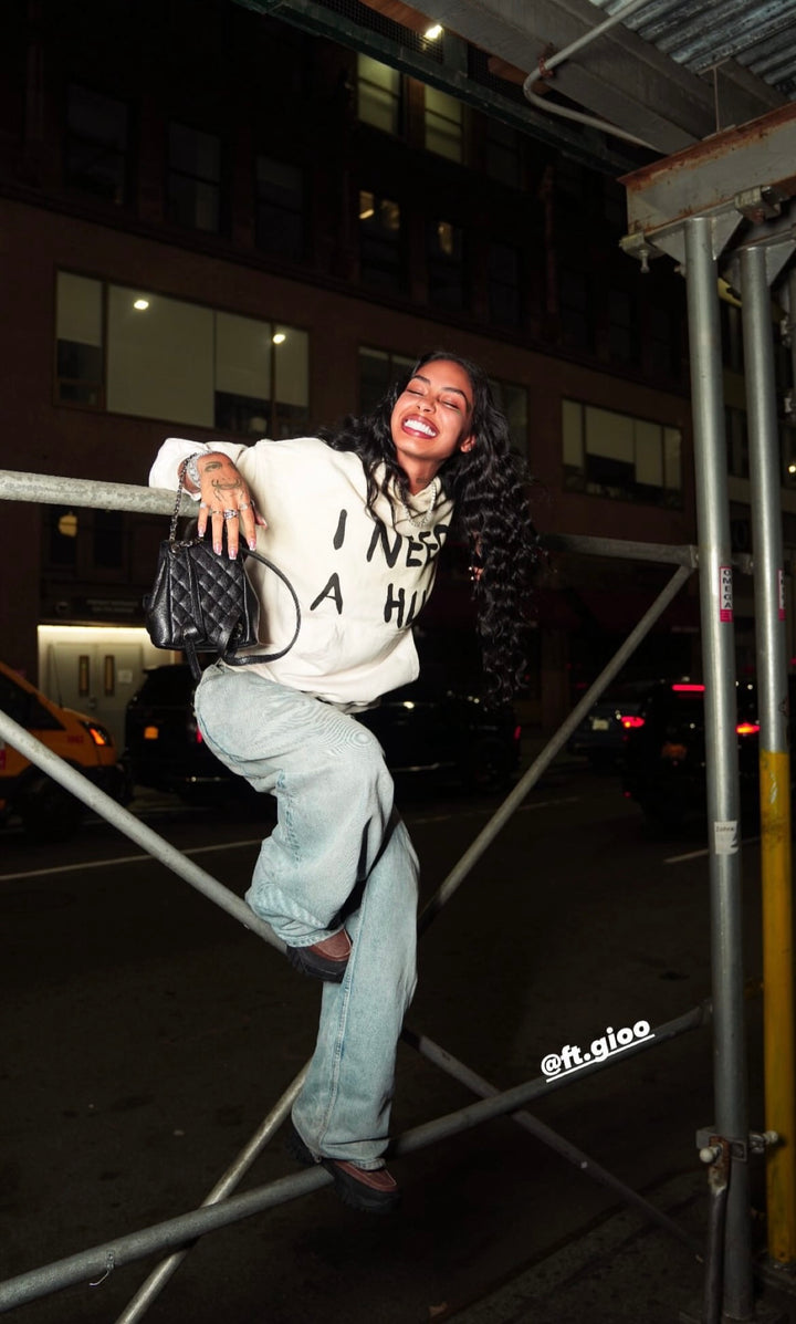 I Need A Hug Hoodie As Worn by Ft Gioo